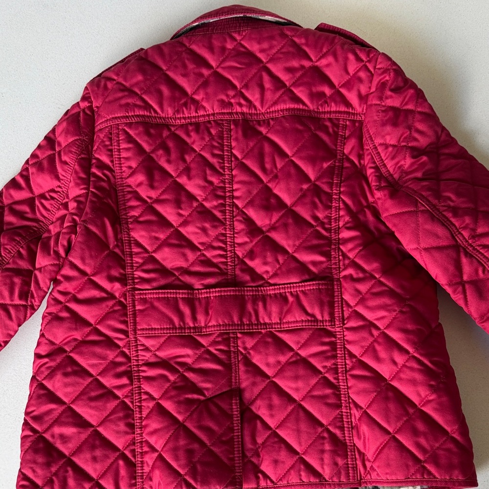 Burberry Kids Quilted Jacket - Vibrant Red - Picture 12 of 16
